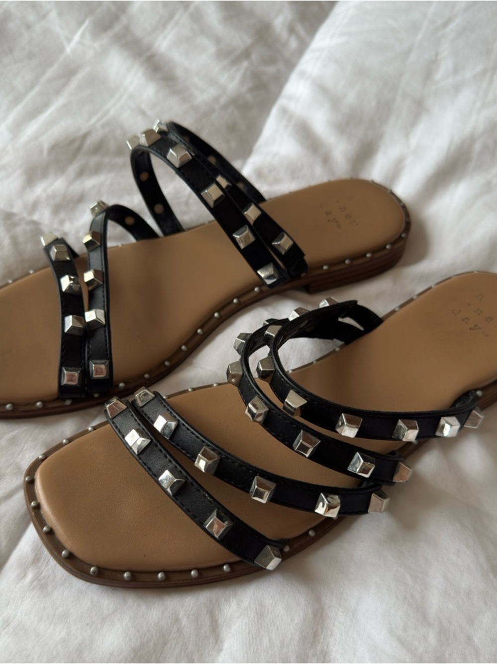 Studded Multi-Strap Slide Sandals - Picture 6 of 6